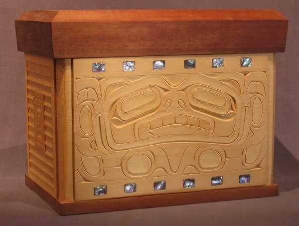 Bear bentwood box