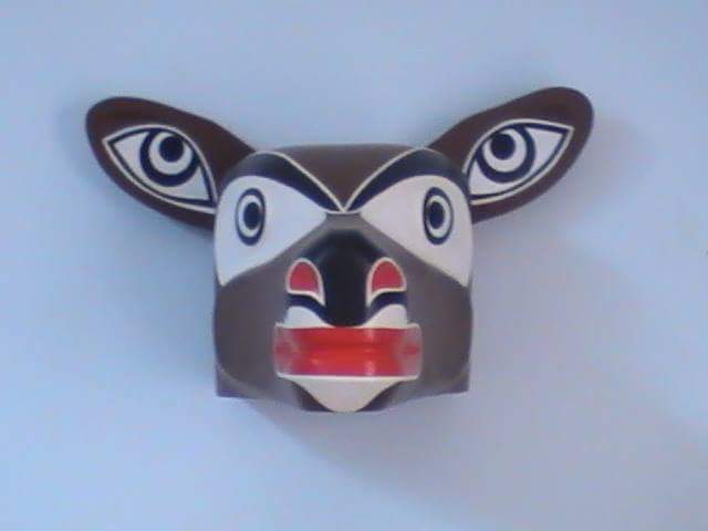 Deer headdress front view